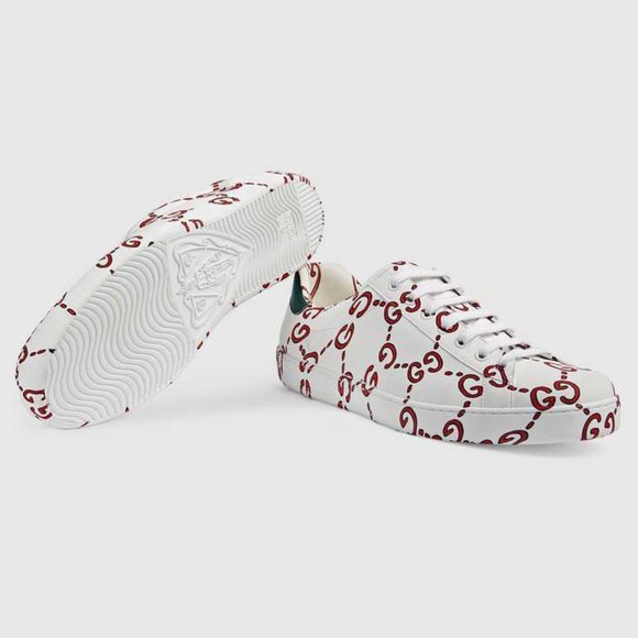 Gucci Other - Gucci White Leather Calfskin Mens Ace Sneakers NIB